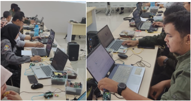 Tim PKM BI Prodi Pendidikan Teknik Elektro dan PTOIR adakan Pelatihan STM32 untuk Calon Guru SMK