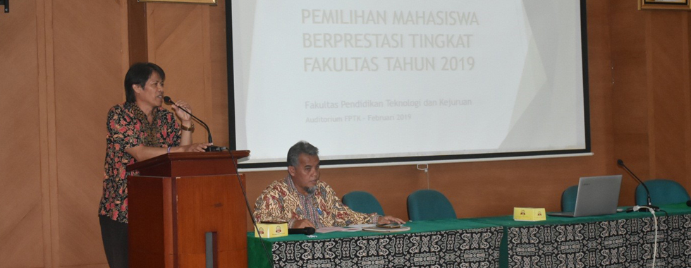 Pemilihan Mahasiswa Berprestasi tingkat Fakultas