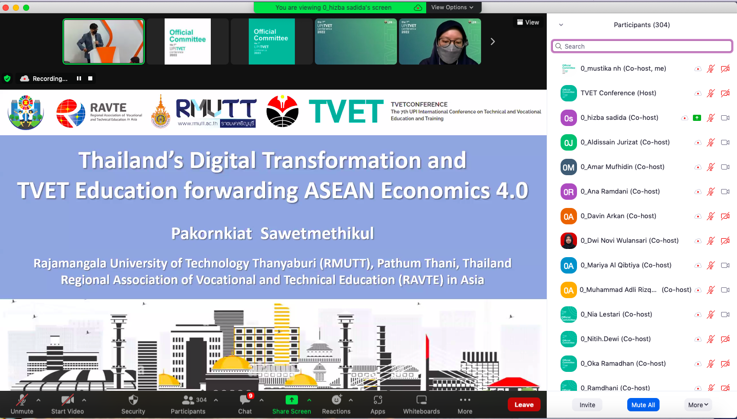 FPTK UPI Sukses Selenggarakan International Conference on TVET (Technical and Vocational Education and Training) ke - 7