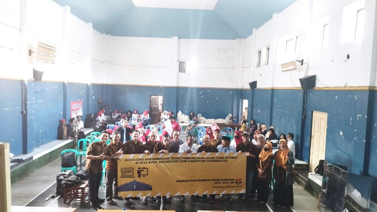 DPTS FPTK UPI Selenggarakan kegiatan Program Pengabdian kepada Masyarakat Tahun 2022 di Desa Bugel Tasikmalaya