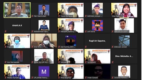 FPTK UPI selenggarakan Webinar Prestasi FPTK UPI