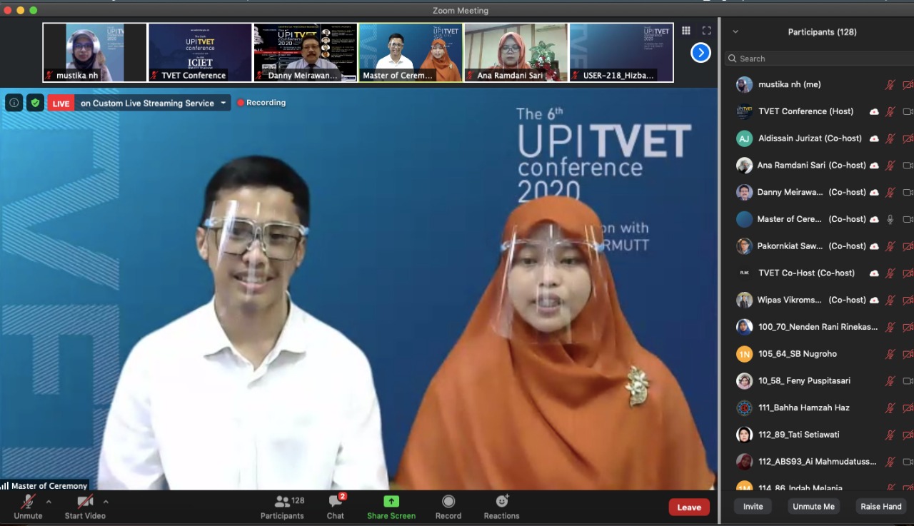 FPTK UPI Sukses Selenggarakan Online Joint - Conference on TVET