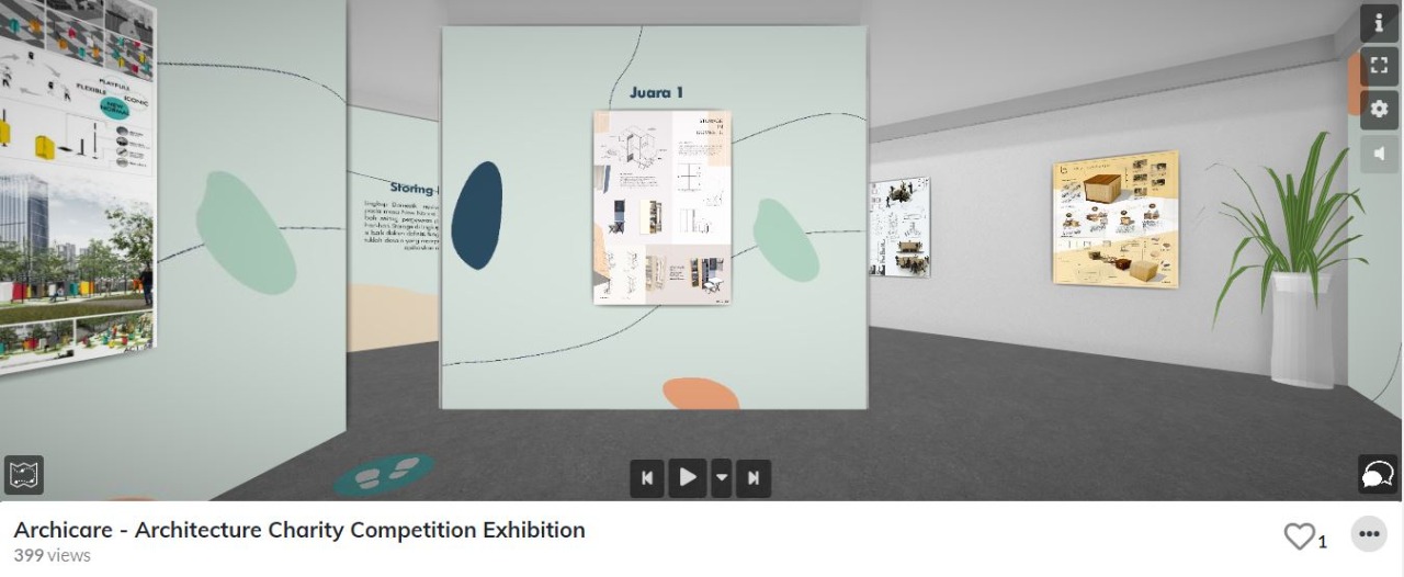 Architecture Students of FPTK UPI Won the 1st Place in the ARCHICARE UI Competition for the Storing in Domestic Category