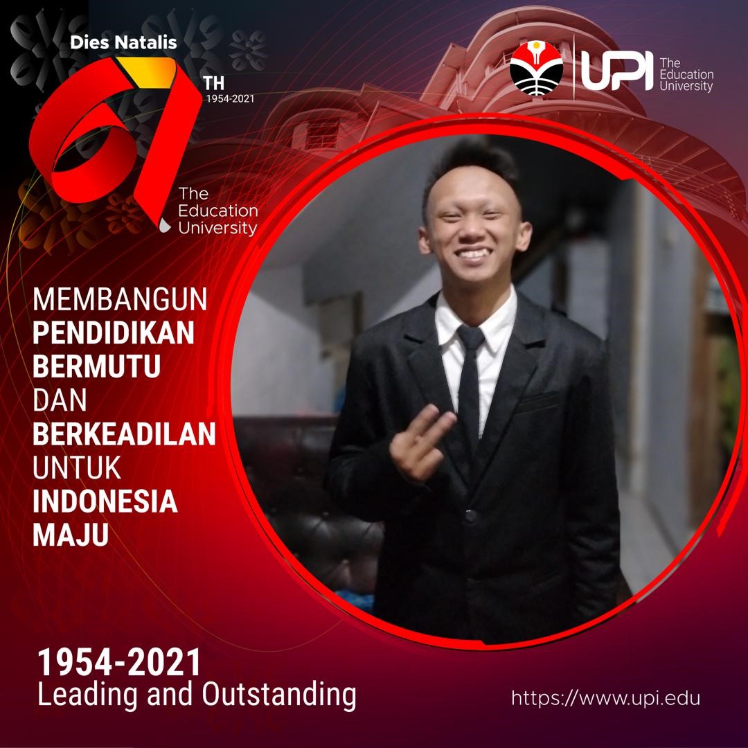 Yana Mulyana : Keterbatasan Ekonomi Tak Halangi Jadi Wisudawan Terbaik Tingkat Prodi Pendidikan Teknik Mesin FPTK UPI