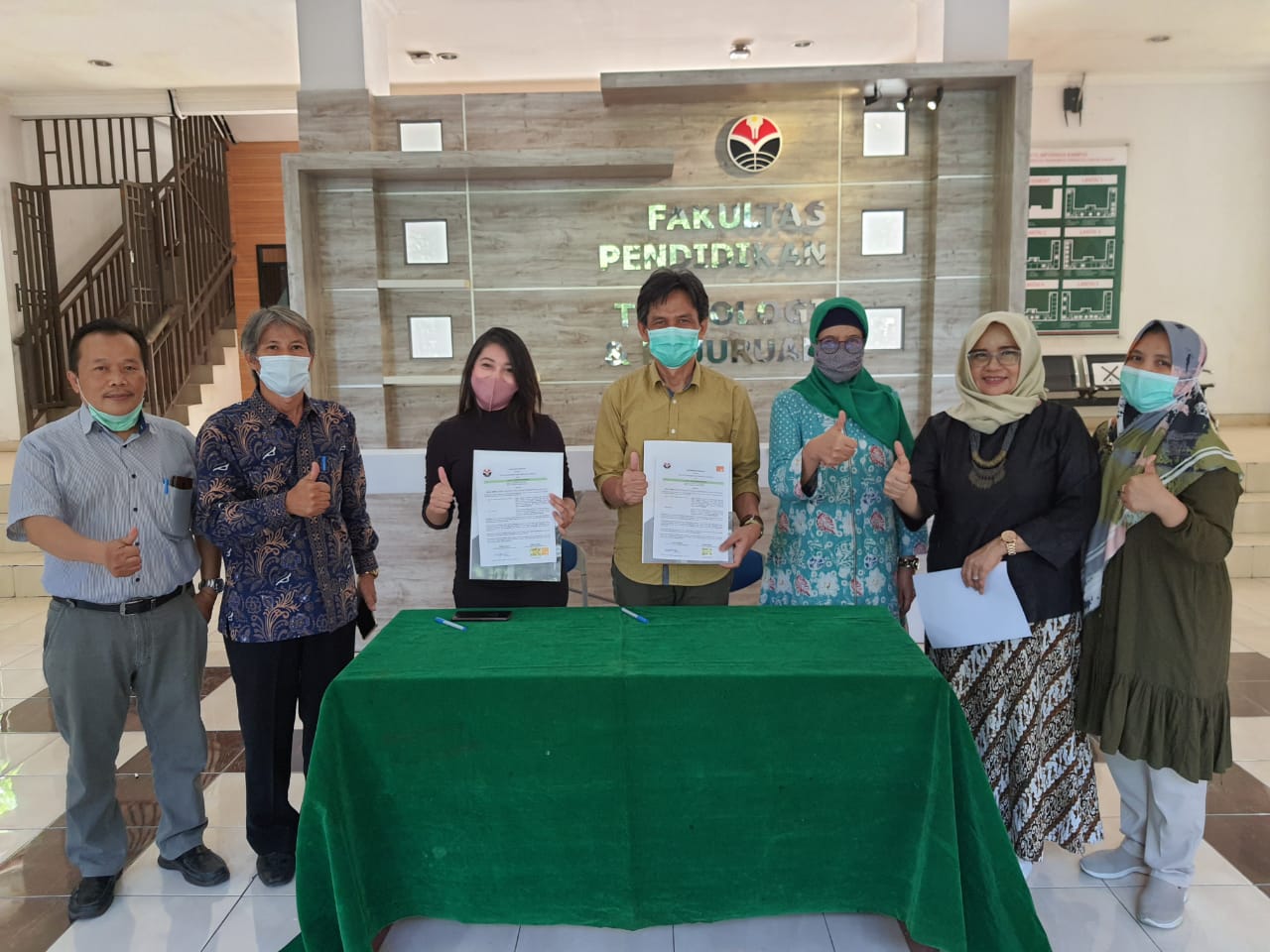 FPTK UPI, V Hotel & Residence Bandung, ICA BPD JABAR, Kampus LPT Panghegar Agree to Have Collaboration
