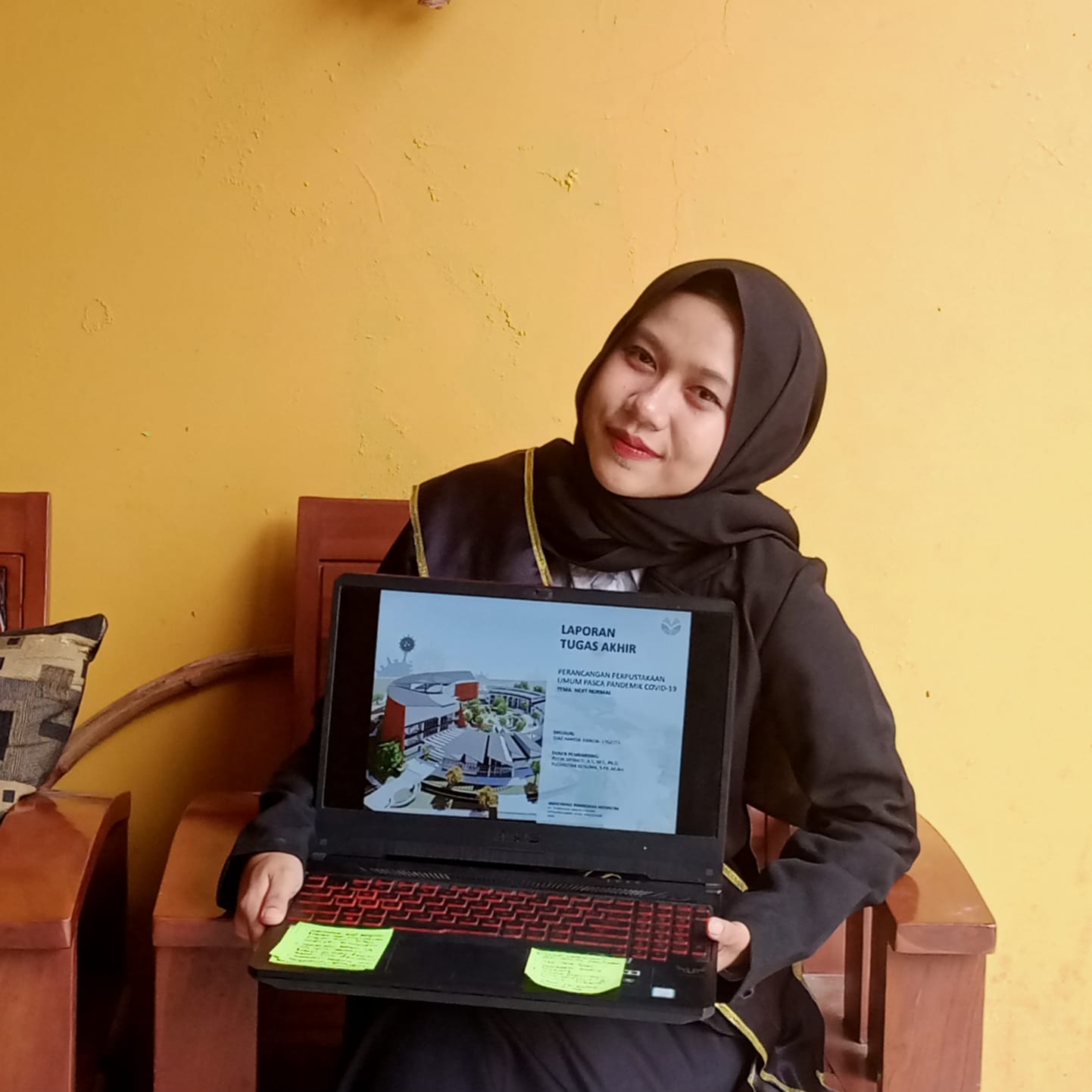 Cerita Diaz, menjadi wisudawan terbaik Tingkat Prodi Arsitektur FPTK UPI 
