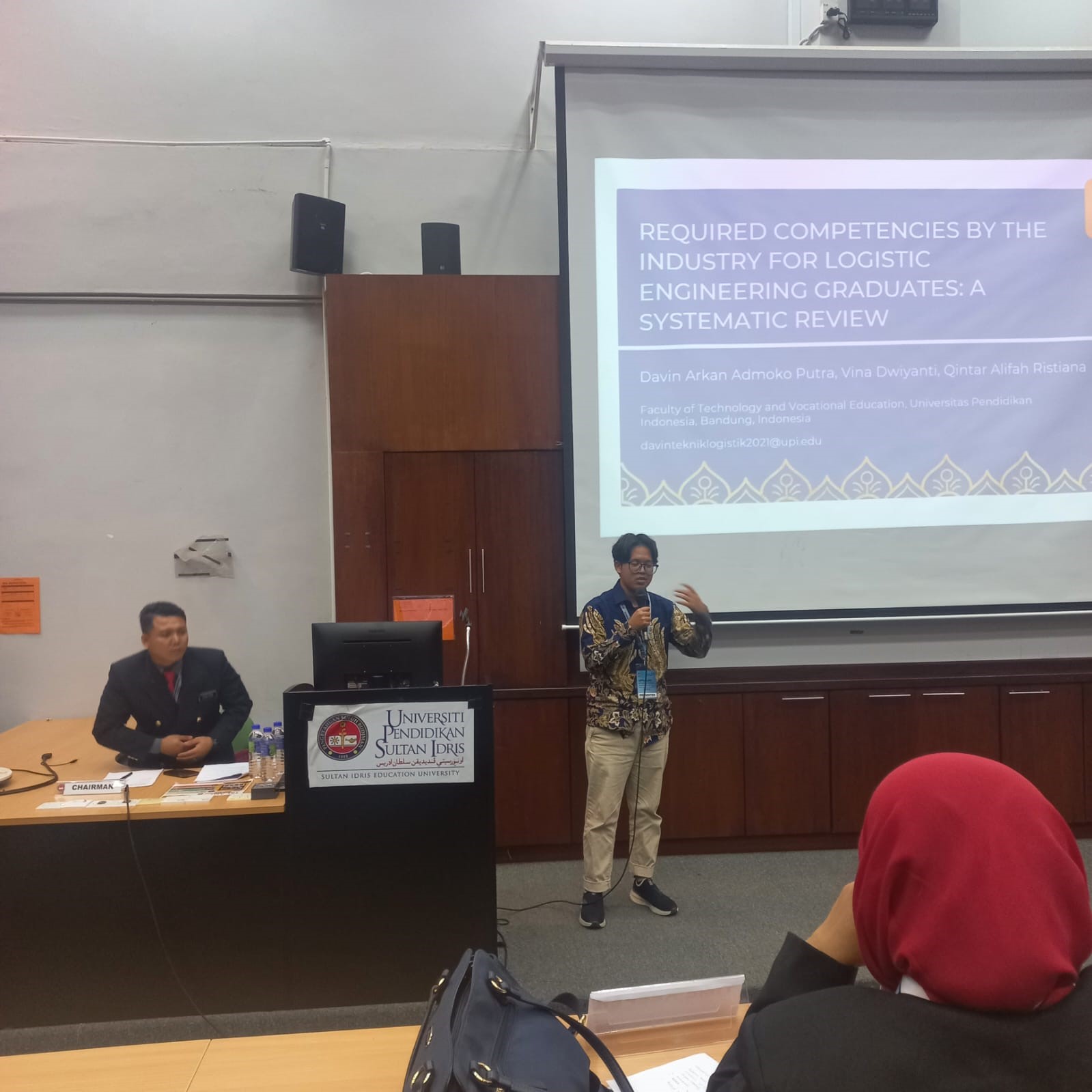 Mahasiswa Teknik Logistik Raih Best Presentation di International Conference Malaysia