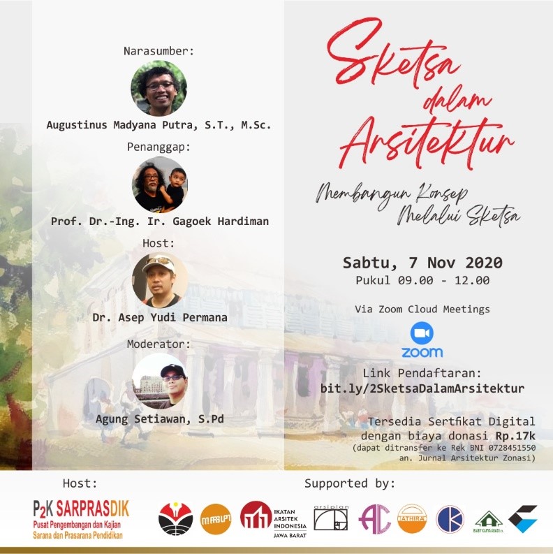 Pemula Tidak Perlu Takut Untuk Menggambar Dalam Webinar Sketsa dalam Arsitektur: Membangun Konsep Melalui Sketsa