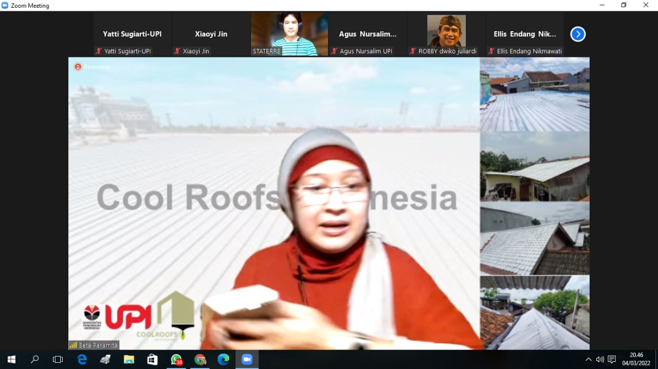 Dr. Eng. Beta Paramita Terima Dana tambahan untuk memperluas cool roofs di Indonesia