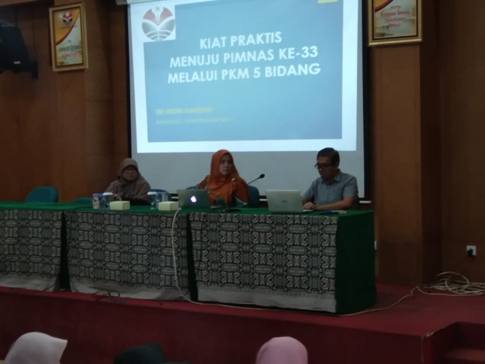 Workshop Program Kreativitas Mahasiswa (PKM) 5 Bidang Batch 3 FPTK UPI
