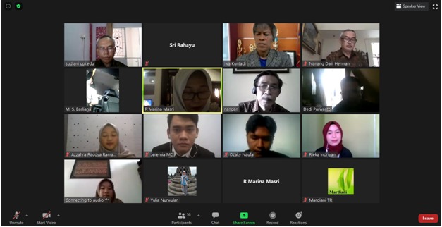 Prodi Pendidikan Teknik Bangunan Gelar Ujian Sidang Sarjana Secara Online