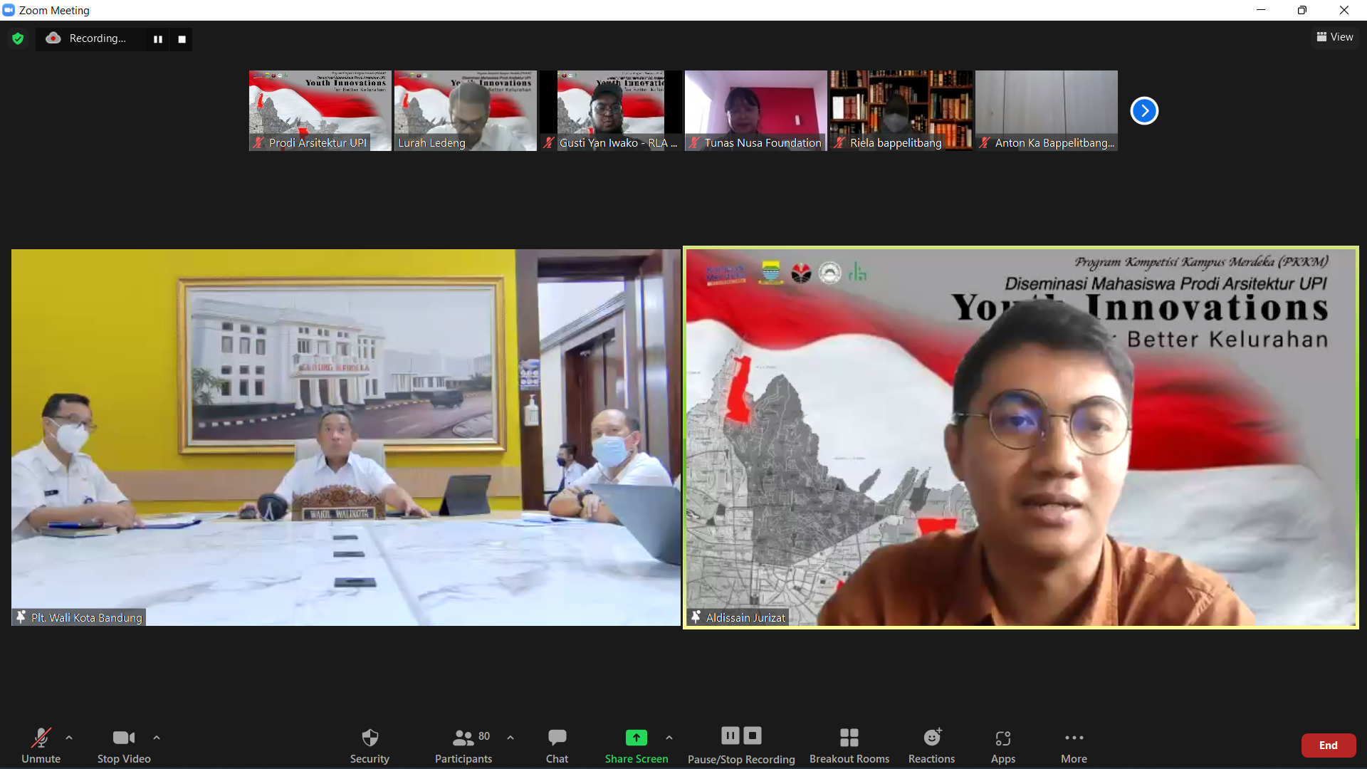 Mahasiswa Prodi Arsitektur FPTK UPI Gelar Dialog Bersama Plt Walikota Bandung "Dialogue with Kang Yana: Youth Innovation for Better Kelurahan"
