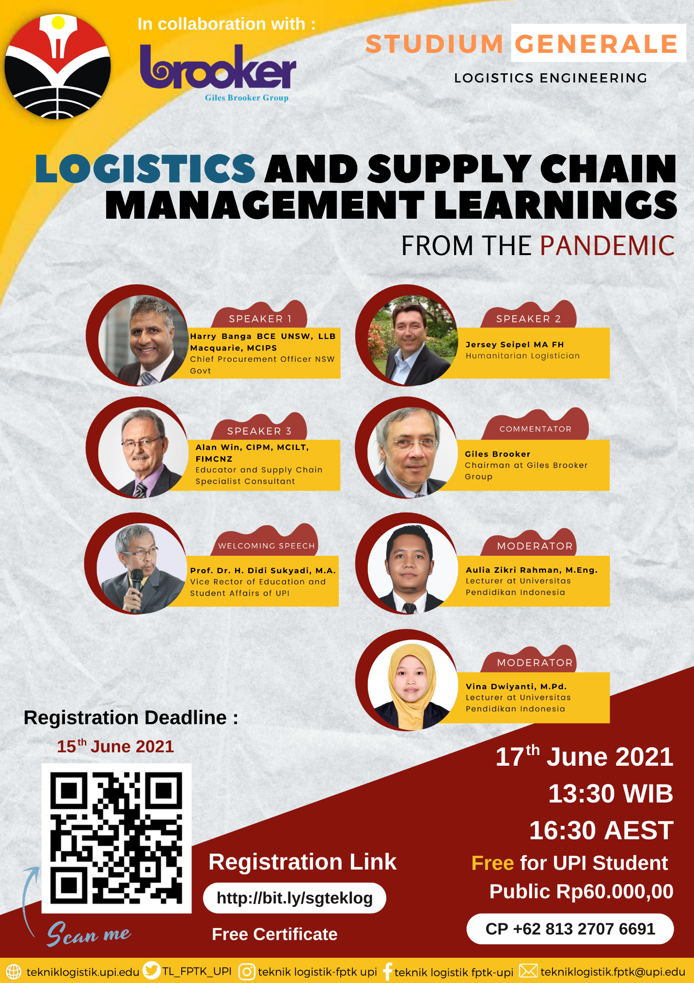 STUDIUM GENERALE TEKNIK LOGISTIK FPTK UPI BERSAMA GILES BROKER GROUP