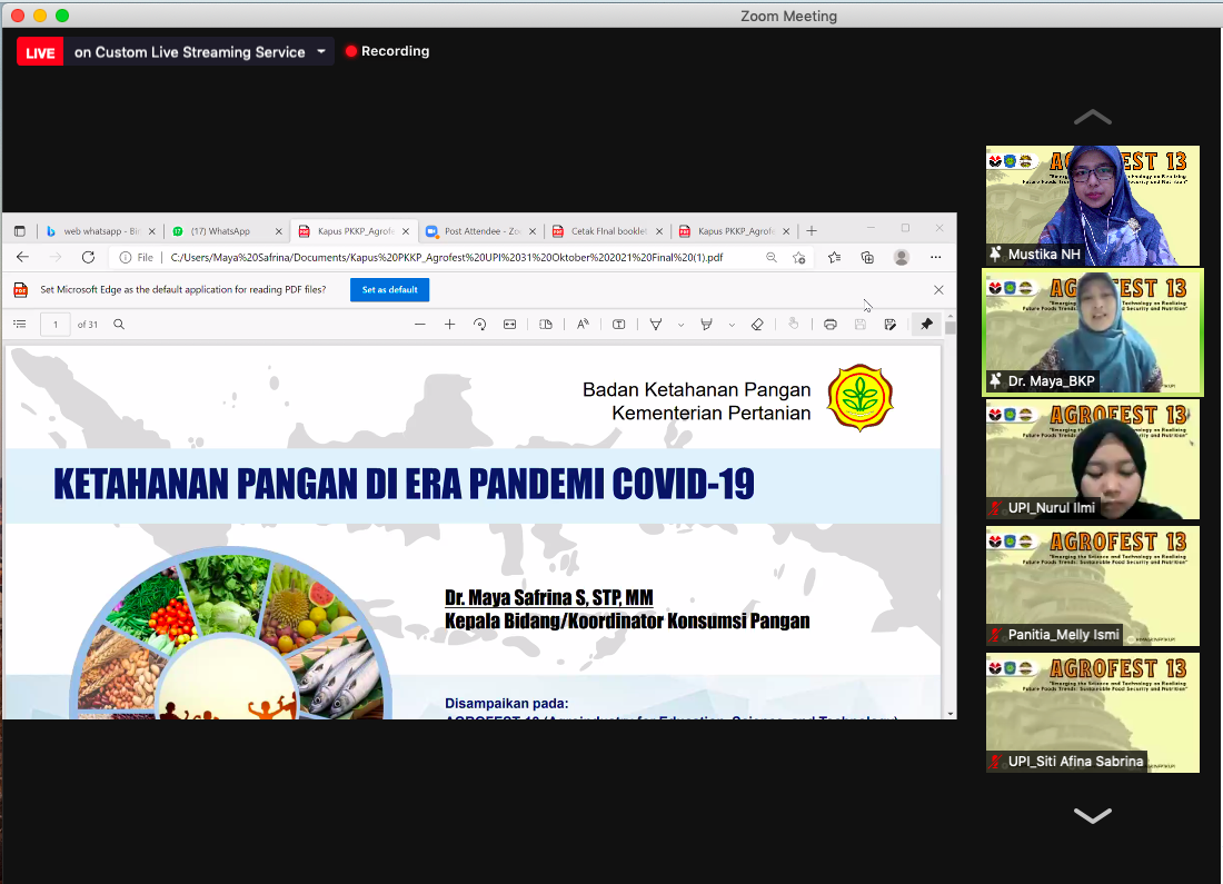 HIMAGRIN FPTK UPI sukses menggelar AGROFEST