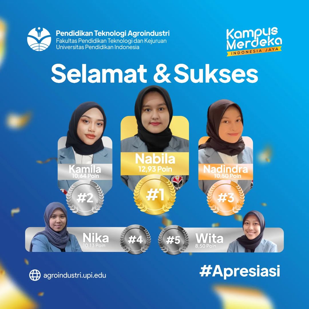 Prodi Pendidikan Teknologi Agroindustri sukses menggelar Pilmapres 2023