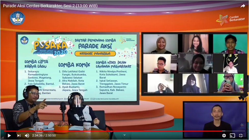 Mahasiswa Prodi PKK FPTK UPI Raih Juara 1 Lomba Video Iklan Layanan Masyarakat