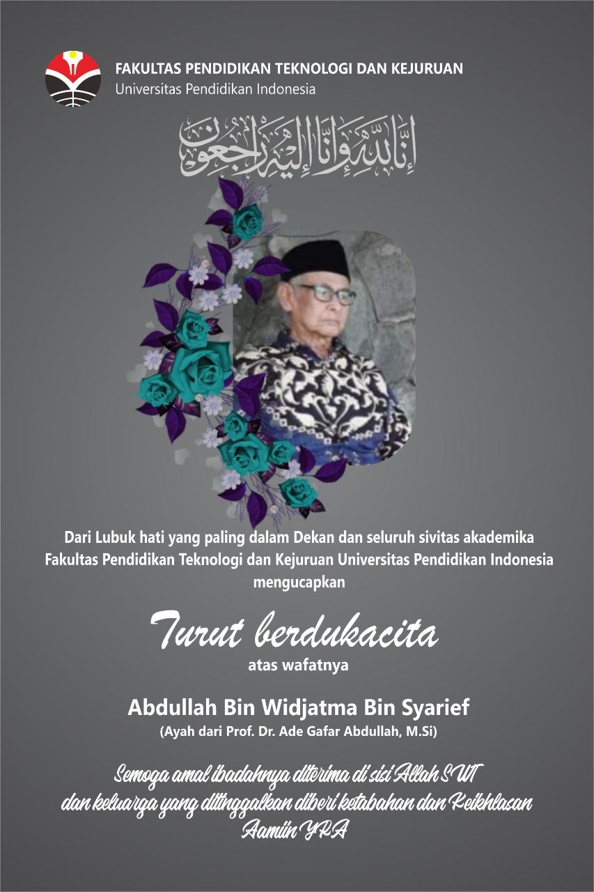 Turut Berduka Cita Atas Wafatnya Abdullah Bin Widjatma Bin Syarief