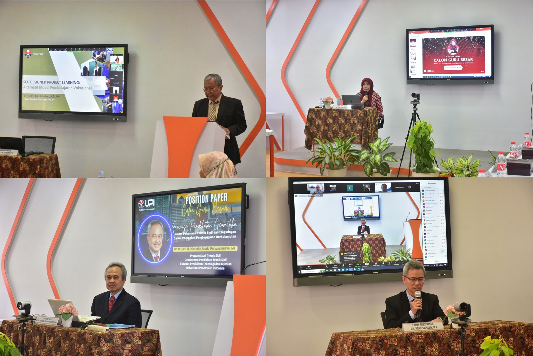 Lima Calon Guru Besar FPTK UPI Presentasikan Makalah Ilmiah