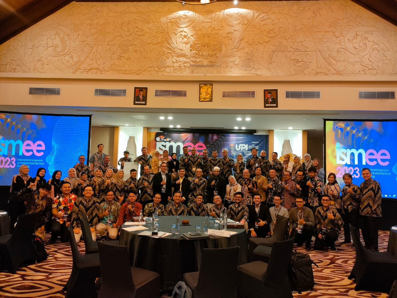 Prodi Pendidikan Teknik Elektro, Teknik Elektro dan Pendidikan Teknik Otomasi Industri dan Robotika, FPTK UPI Sukses Selenggarakan 4th International Symposium on Material and Electrical Engineering (ISMEE) 2023