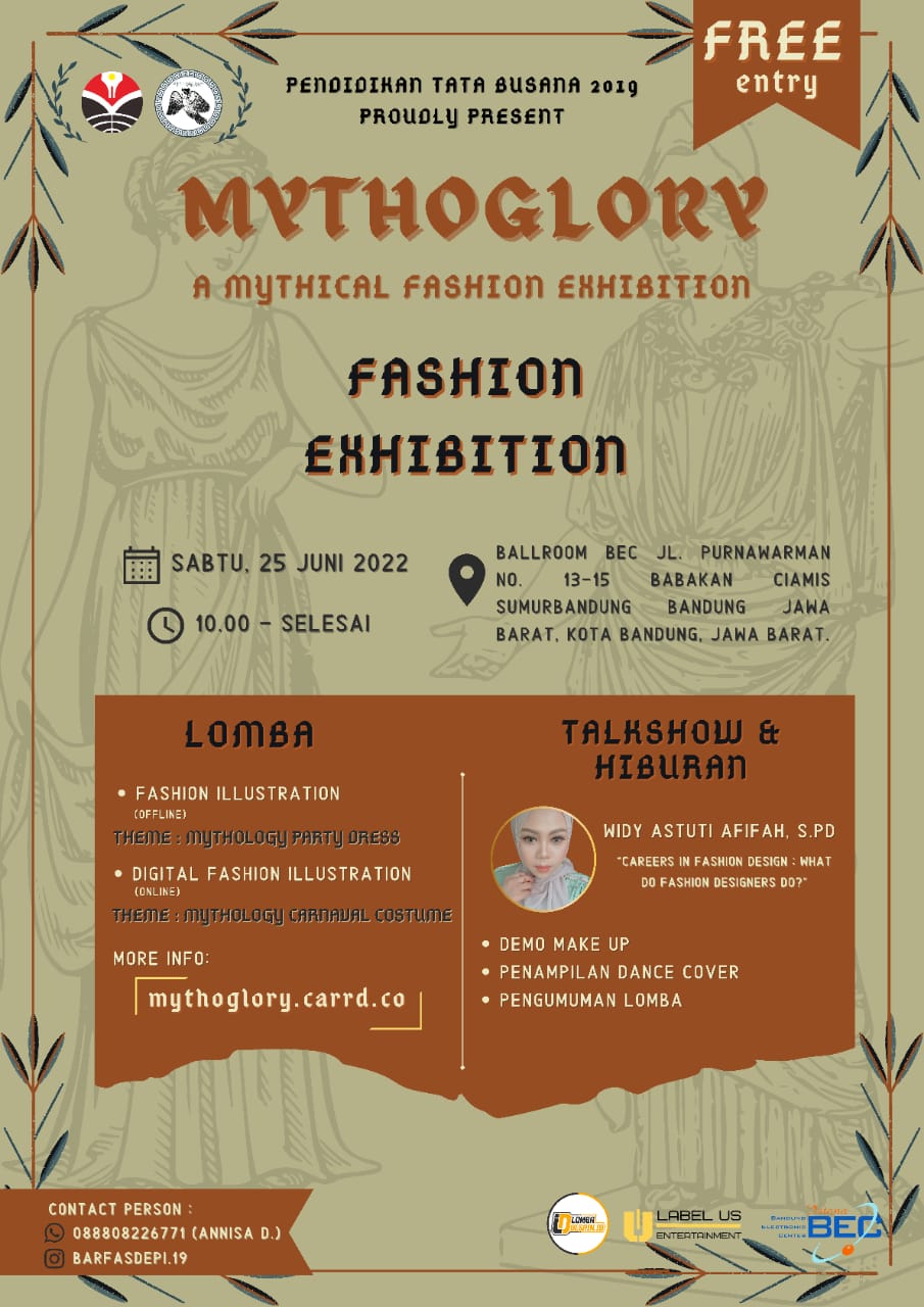 Pendidikan Tata Busana 2019 Proudly Present Mythoglory A Mythical Ekhibition