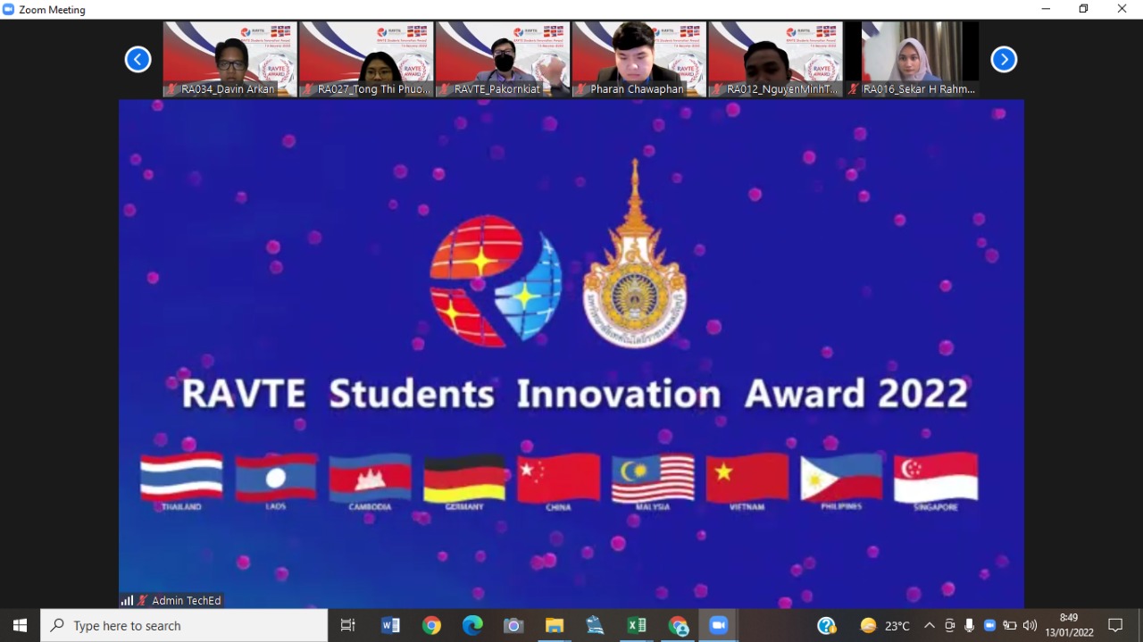 MAHASISWA FPTK UPI ANTUSIAS MENGIKUTI RAVTE AWARDS STUDENTS INNOVATION AWARD 2022