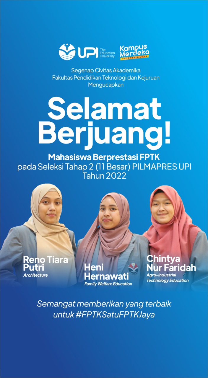 Selamat Berjuang untuk Mahasiswa Berprestasi FPTK