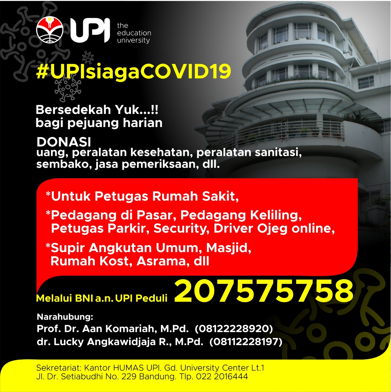 UPI Siaga COVID-19