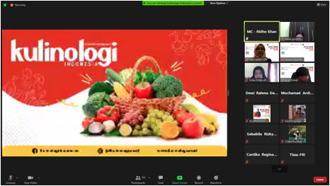Prodi Pendidikan Tata Boga, STP Sahid Jakarta, Majalah Kulinologi dan PT. Ajinomoto Indonesia Selenggarakan Food and Health Webinar