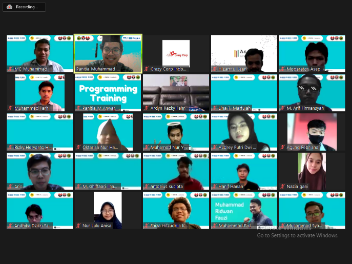 IEEE UPI STUDENT BRANCH 2021 SELENGGARAKAN PROGRAMMING TRAINING PERTEMUAN I: PENGENALAN DASAR BAHASA PEMROGRAMAN