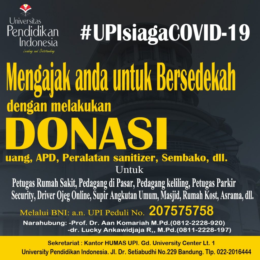 Tim Satgas COVID-19 UPI Luncurkan Disinfectant Gate