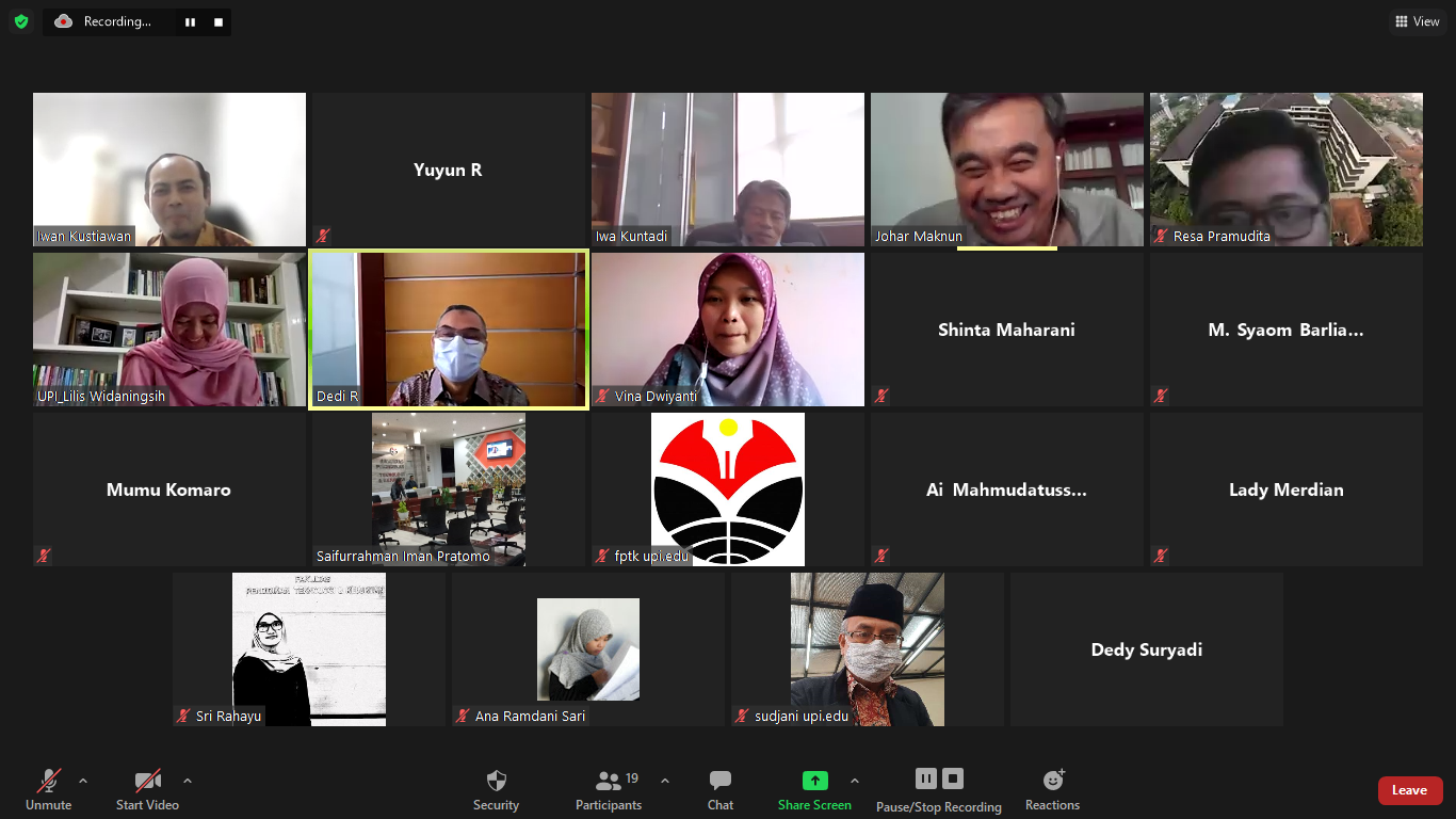 FPTK UPI Siapkan TVET RC Sebagai COE Vokasi