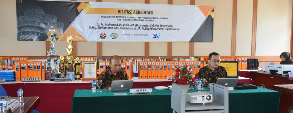 Visitasi Akreditasi Prodi Arsitektur FPTK UPI