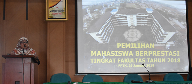 Pemilihan Mahasiswa Berprestasi Tingkat Fakultas Tahun 2018