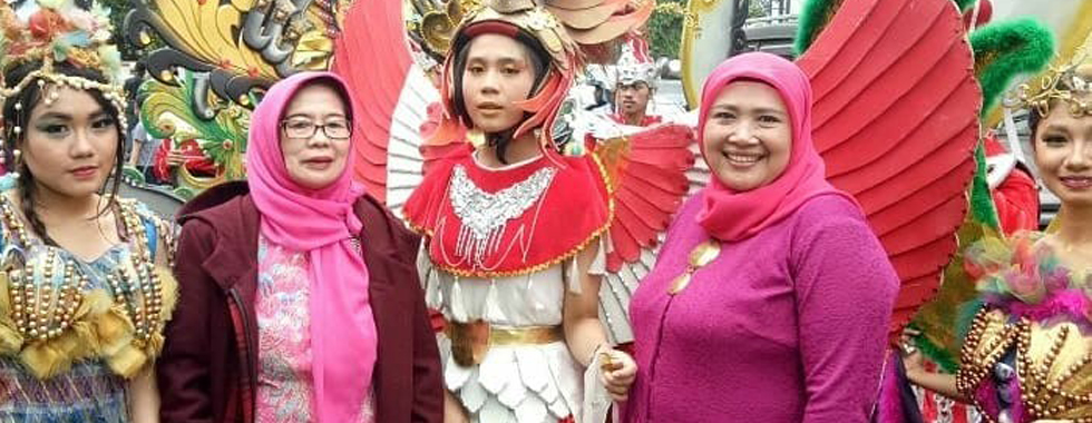 UPI JUARA I Asian African Carnival Dalam Pagelaran Asia Africa Week 2018