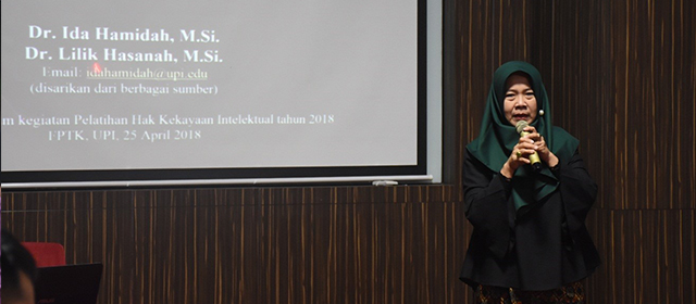 FPTK UPI menyelenggaraan pelatihan HKI dan penulisan buku