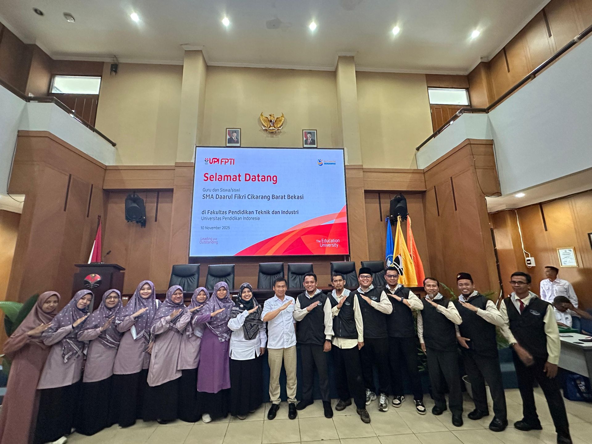 FPTI UPI Terima Kunjungan SMA Daarul Fikri Cikarang Barat untuk Kenalkan Dunia Pendidikan Vokasional dan Teknologi