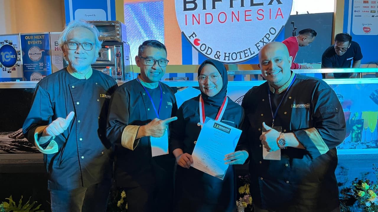 Mahasiswa Tata Boga FPTI UPI Raih Silver Medal di Le Grand Chef Junior Competition 2025