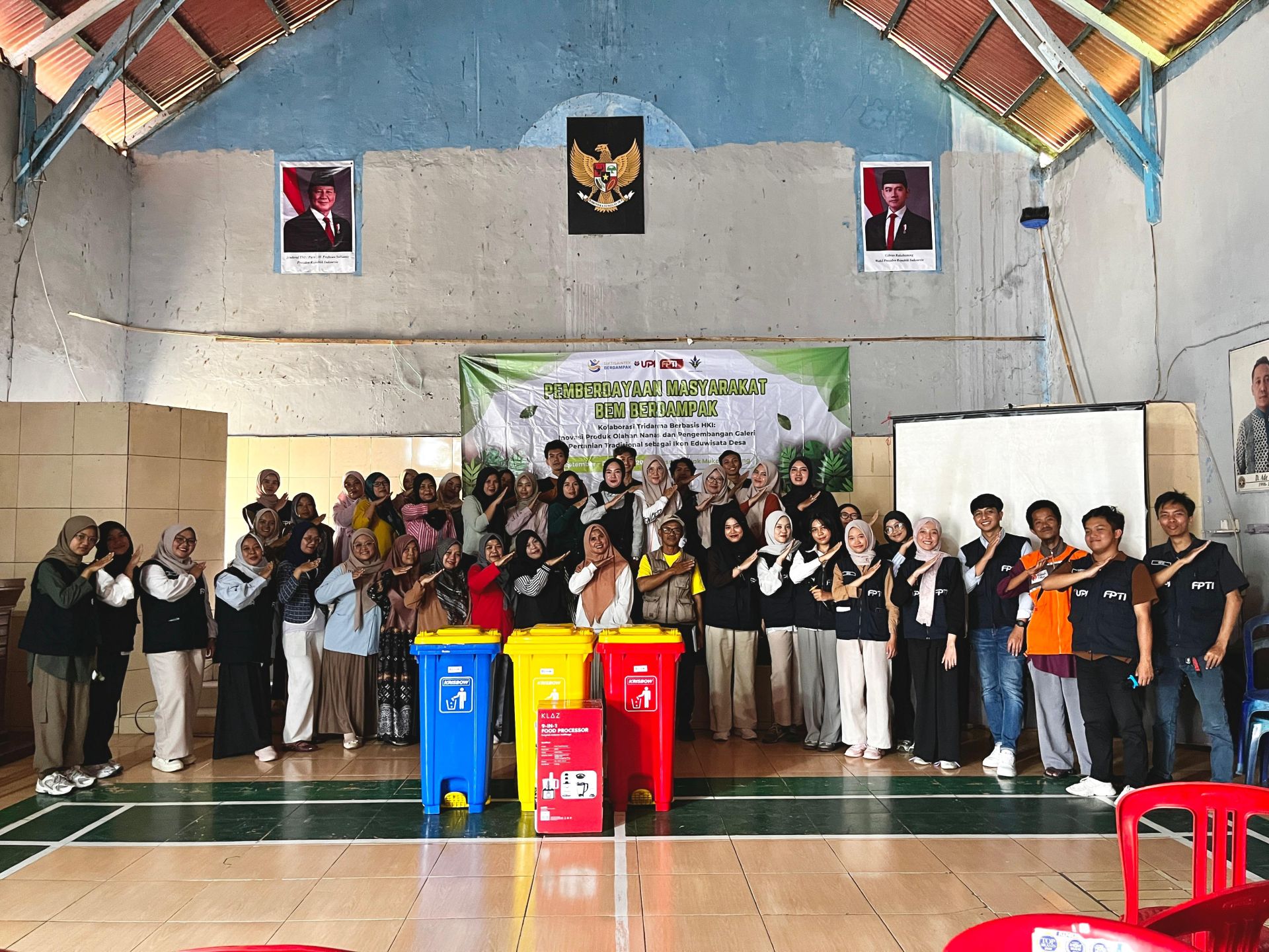 Mahasiswa FPTI UPI Susun Masterplan Desa Wisata Tambak Mekar Melalui Program BEM Berdampak