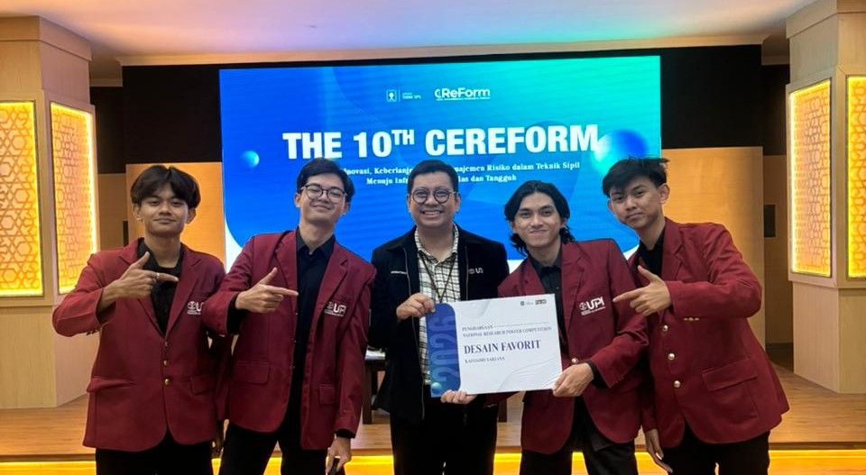 Tim Mahasiswa PTB FPTI UPI Raih Best Design pada National Research Poster Competition 2026