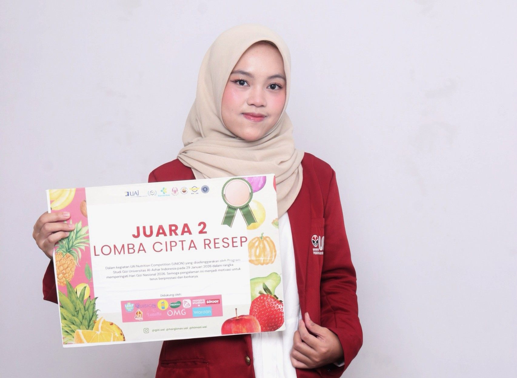 Nurul Izzatul Muslimah Raih Juara II Nasional pada UAI Nutrition Competition 2026