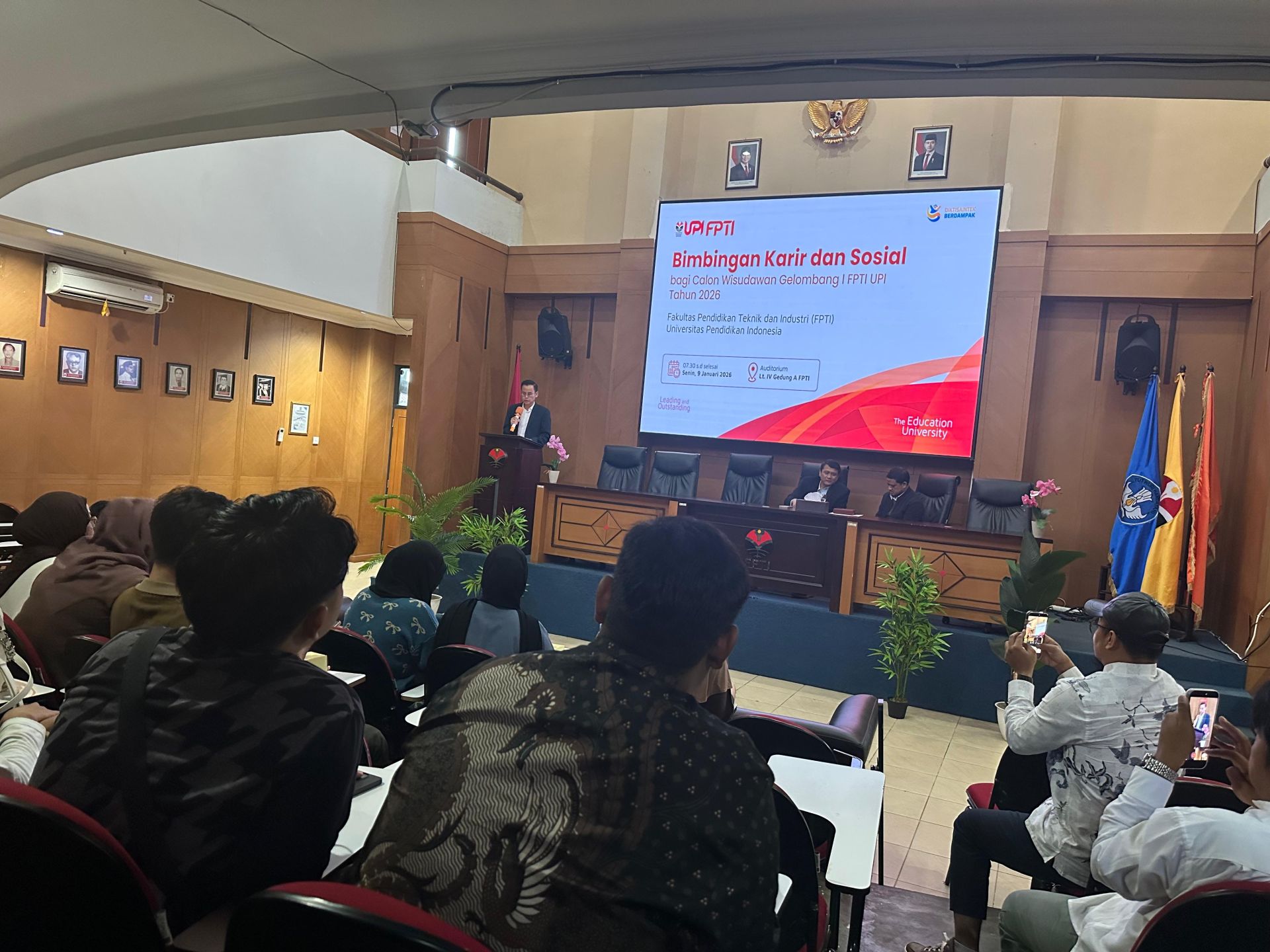 FPTI UPI Bekali Calon Wisudawan melalui Bimbingan Karier Bertema “Merancang Masa Depan, Meneguhkan Langkah”