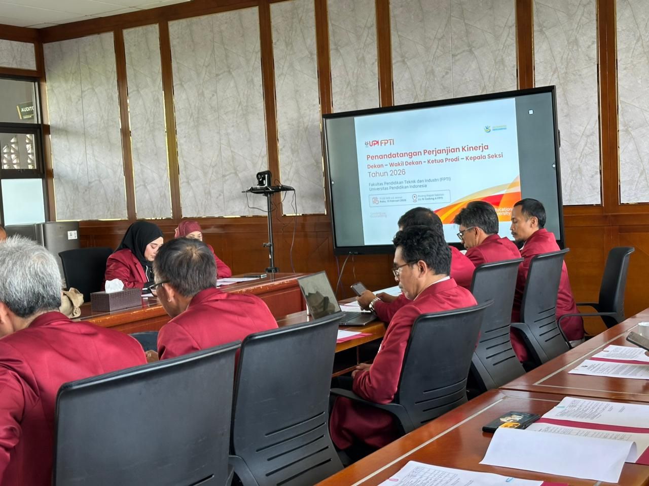FPTI UPI Tegaskan Komitmen Mutu melalui Penandatanganan Perjanjian Kinerja 2026