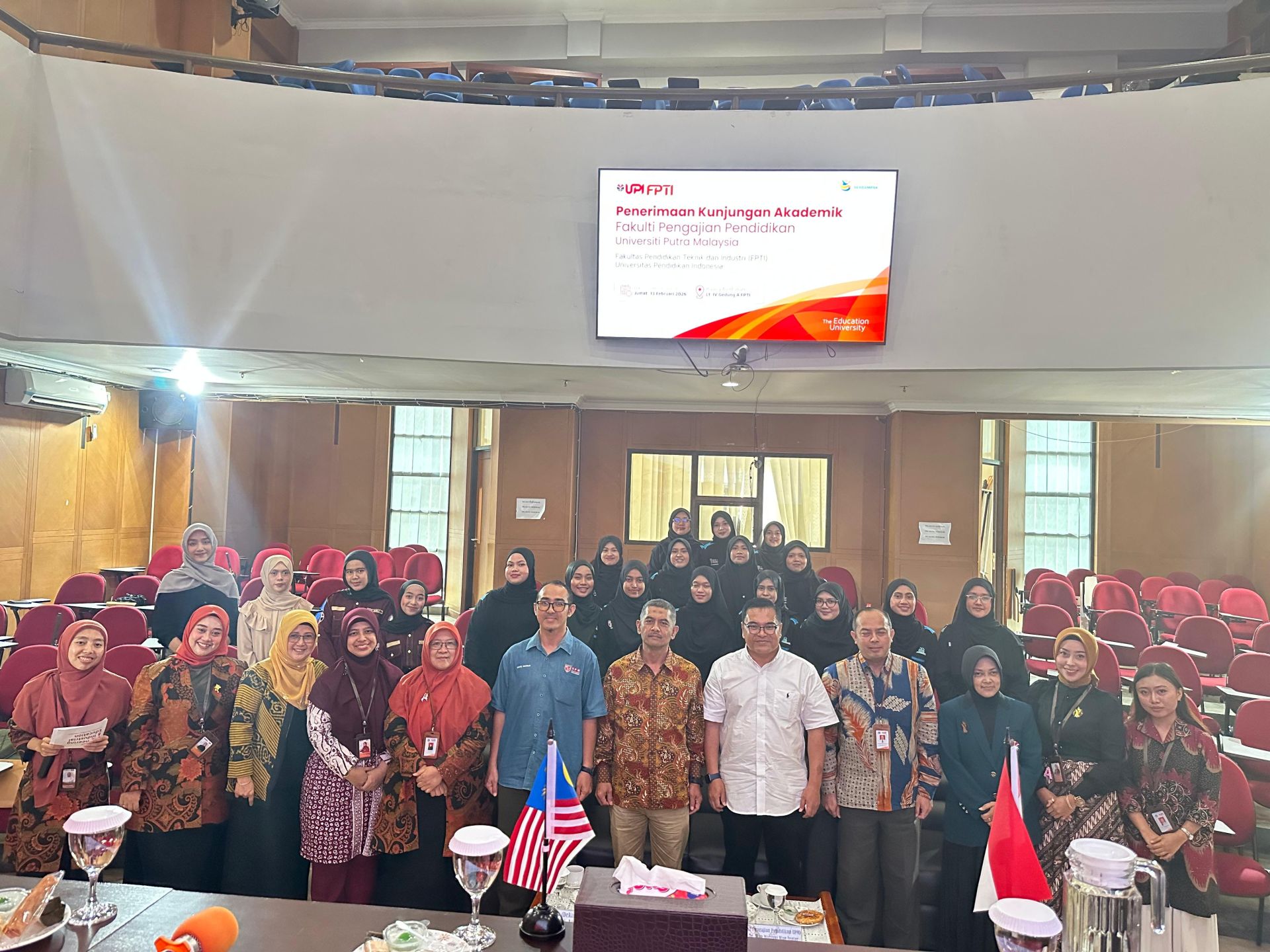 FPTI UPI Terima Kunjungan Akademik UPM, Perkuat Kolaborasi Berkelanjutan