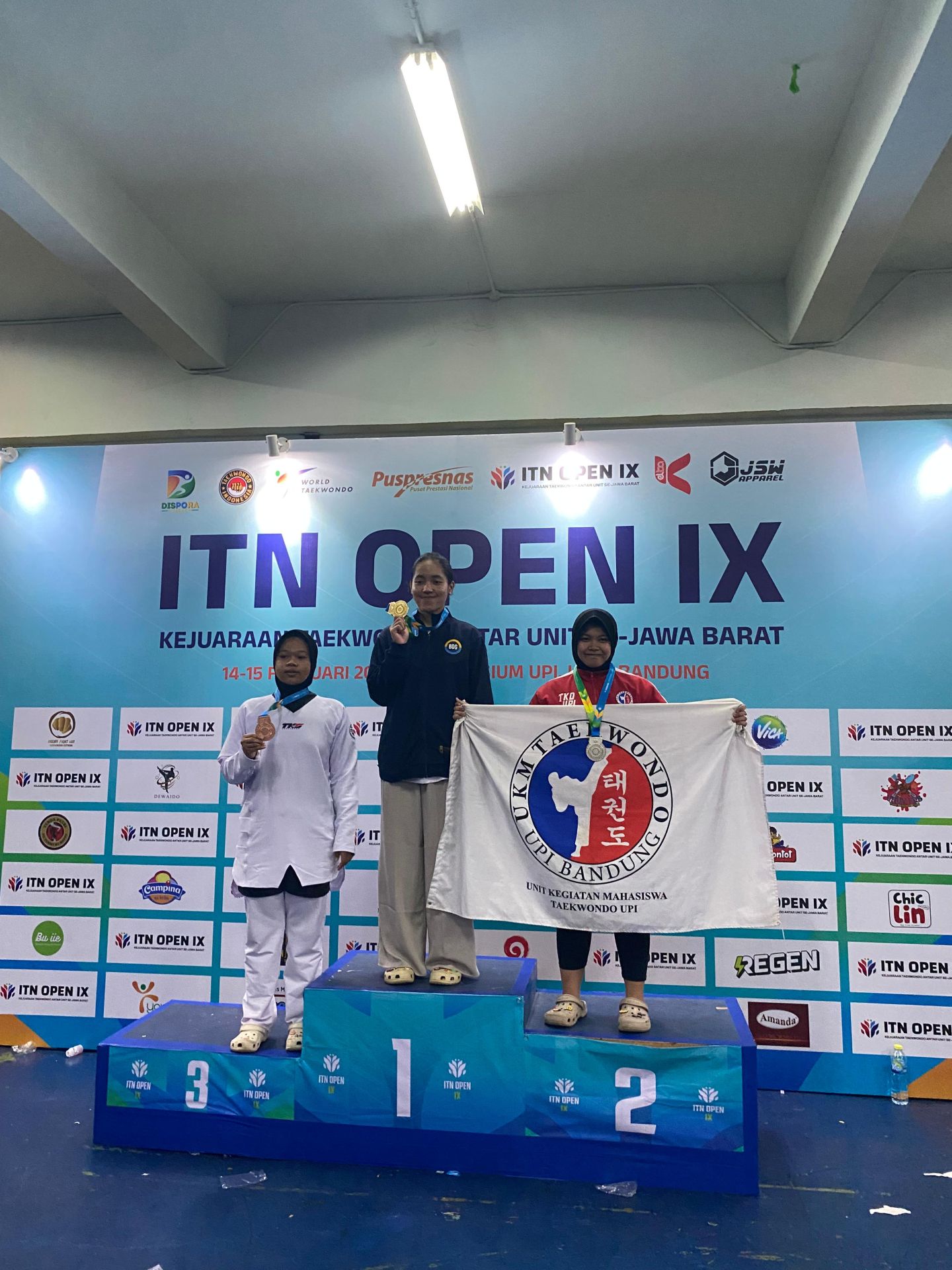 Mahasiswa Prodi Pendidikan Teknik Mesin FPTI UPI Raih Medali Perak di ITN Open IX Se-Jawa Barat