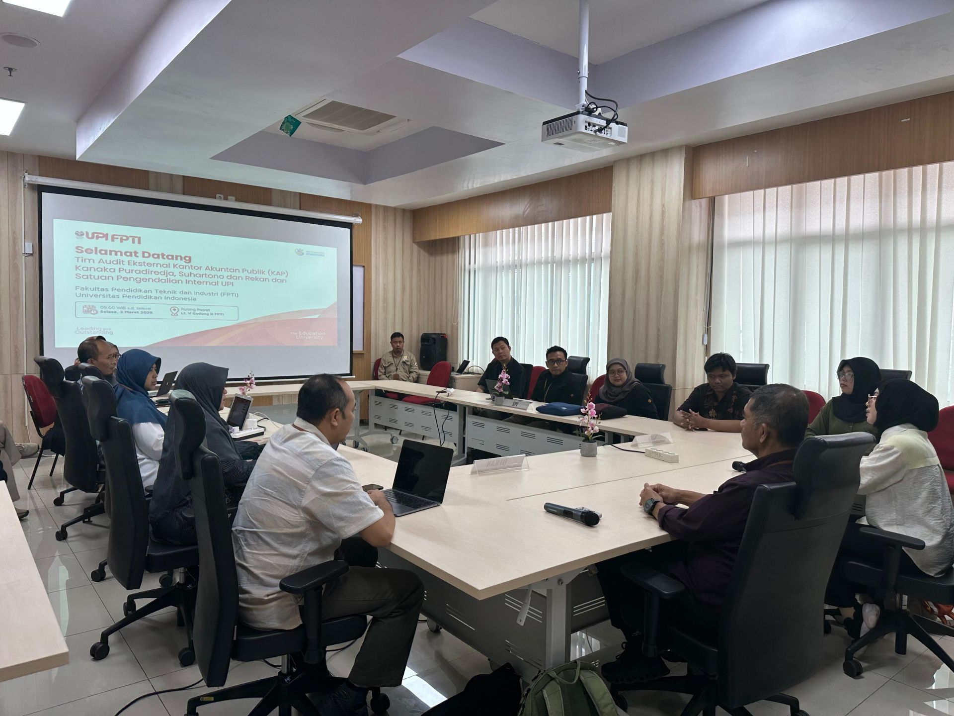 Komitmen Transparansi dan Akuntabilitas, FPTI UPI Jalani Audit Eksternal