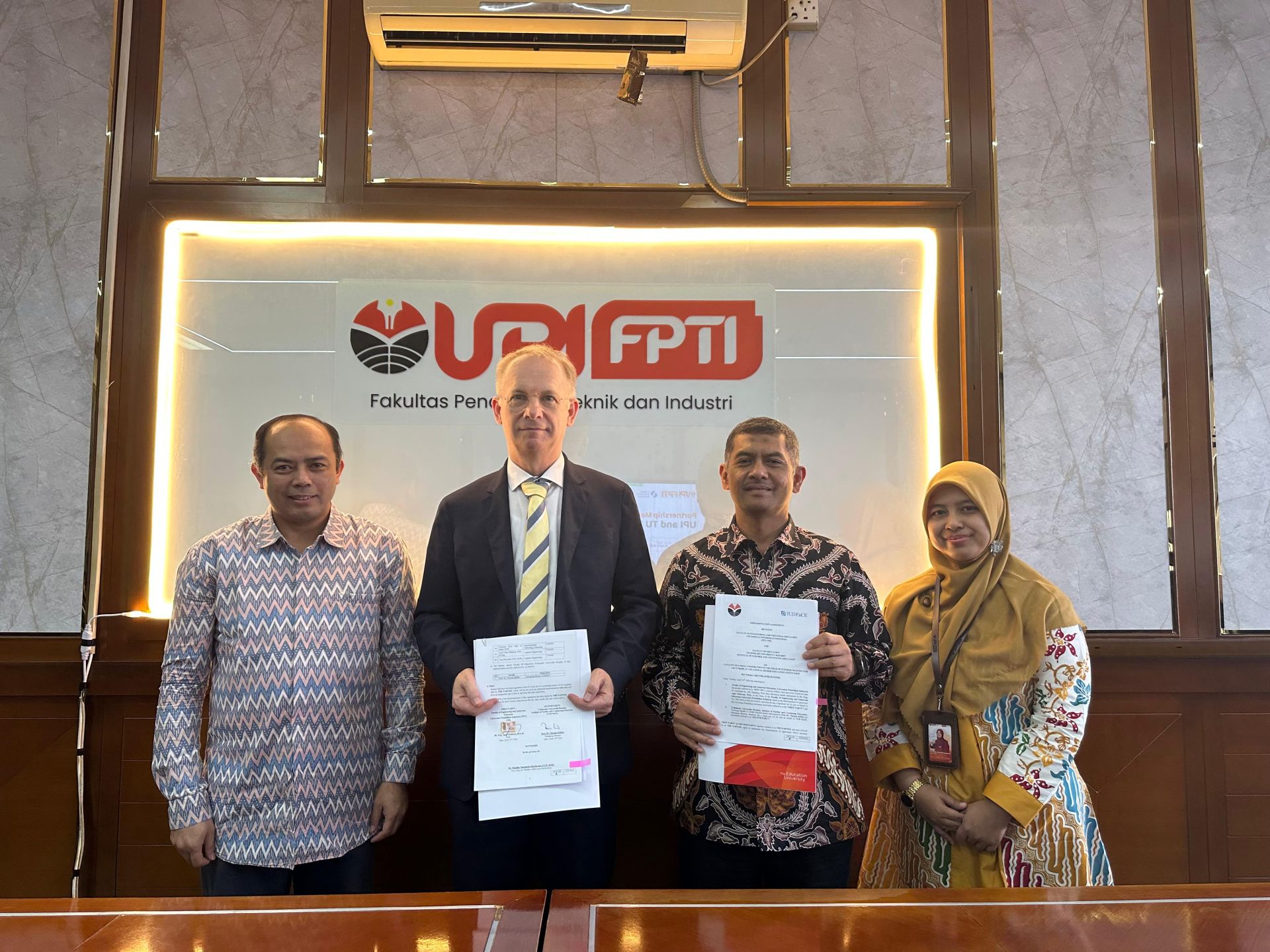 FPTI UPI dan TU Dresden Perkuat Implementasi Kerja Sama Internasional melalui Rapat Koordinasi Tindak Lanjut MoA