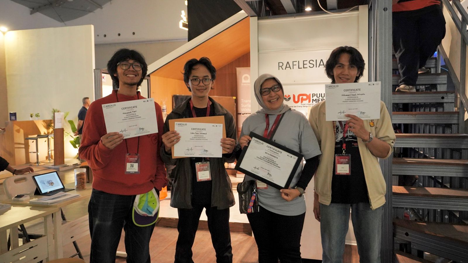 Mahasiswa FPTI UPI Raih Juara 2 Hackathon Desain Hunian Vertikal Cerdas Berbasis TOD dan Autodesk Forma