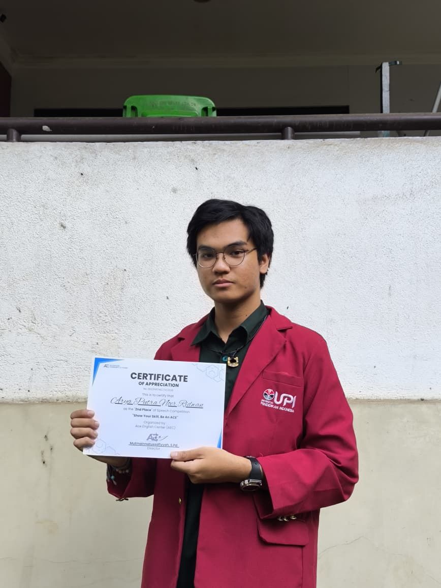 Mahasiswa Teknik Sipil FPTI UPI Raih Dua Prestasi Nasional di Bidang Public Speaking Bahasa Inggris