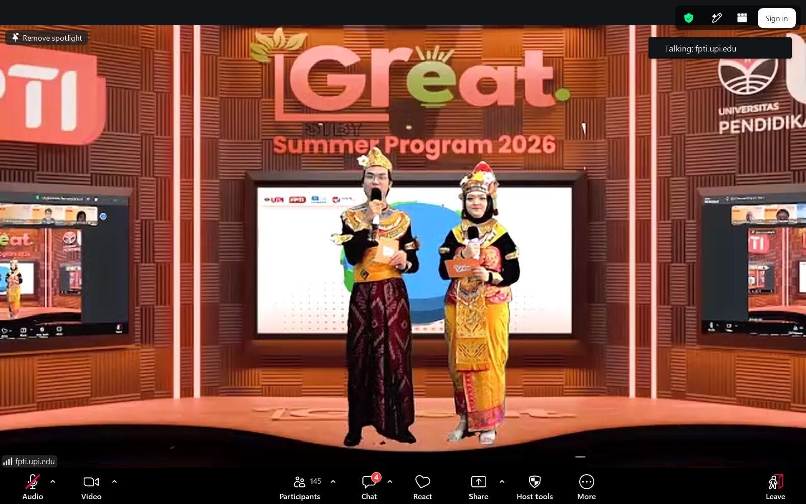 GREAT Summer Program 2026 FPTI UPI Perkuat Jejaring Internasional bersama UNESCO-UNEVOC dan RAVTE