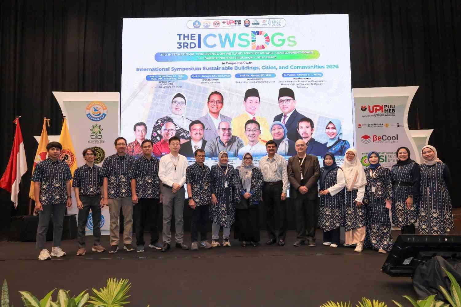 Dosen Arsitektur FPTI UPI Berbagi Gagasan pada Konferensi Internasional ICWSDGs, SNLLB, dan SBCC 2026 di Banjarmasin